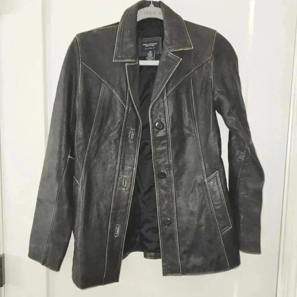 American Eagle Outfitters Jackets & Blazers - Vintage AMERICAN EAGLE OUTFITTERS Leather Jacket Size XS